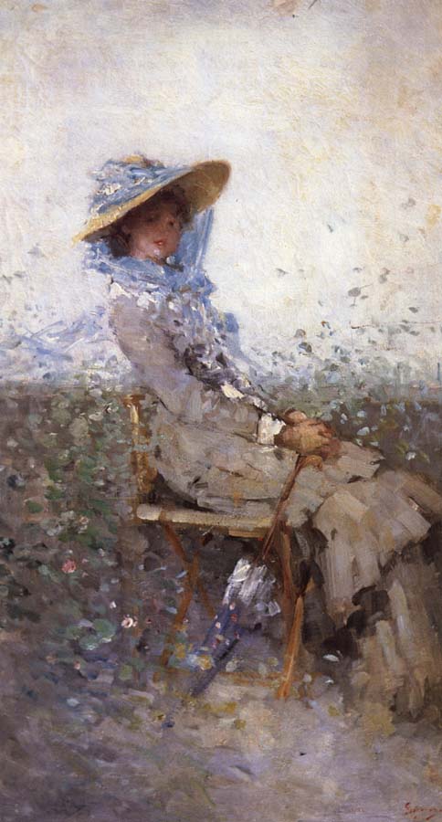 Woman in the Garden